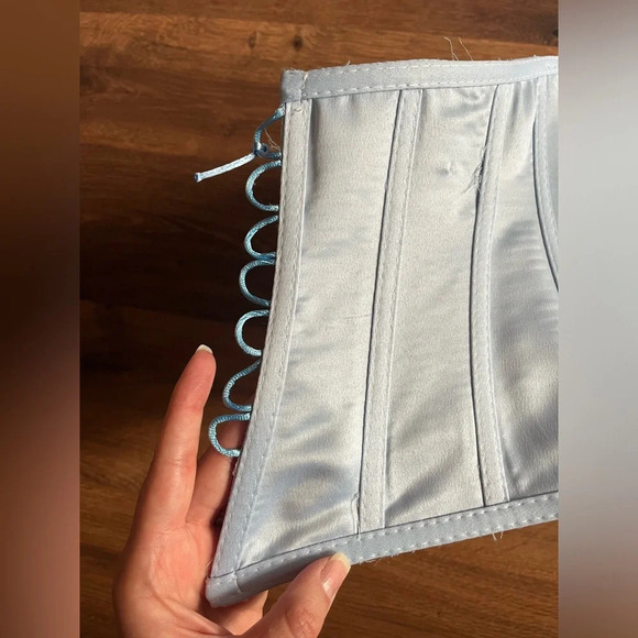 NWOT Blue Corset - Picture 6 of 9